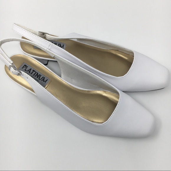 Platinum Collection By Jade White 1.2 inches heel - Picture 9 of 16